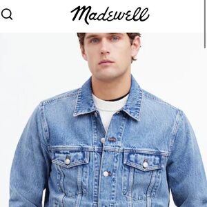 NWT Madewell Denim trucker jacket XL